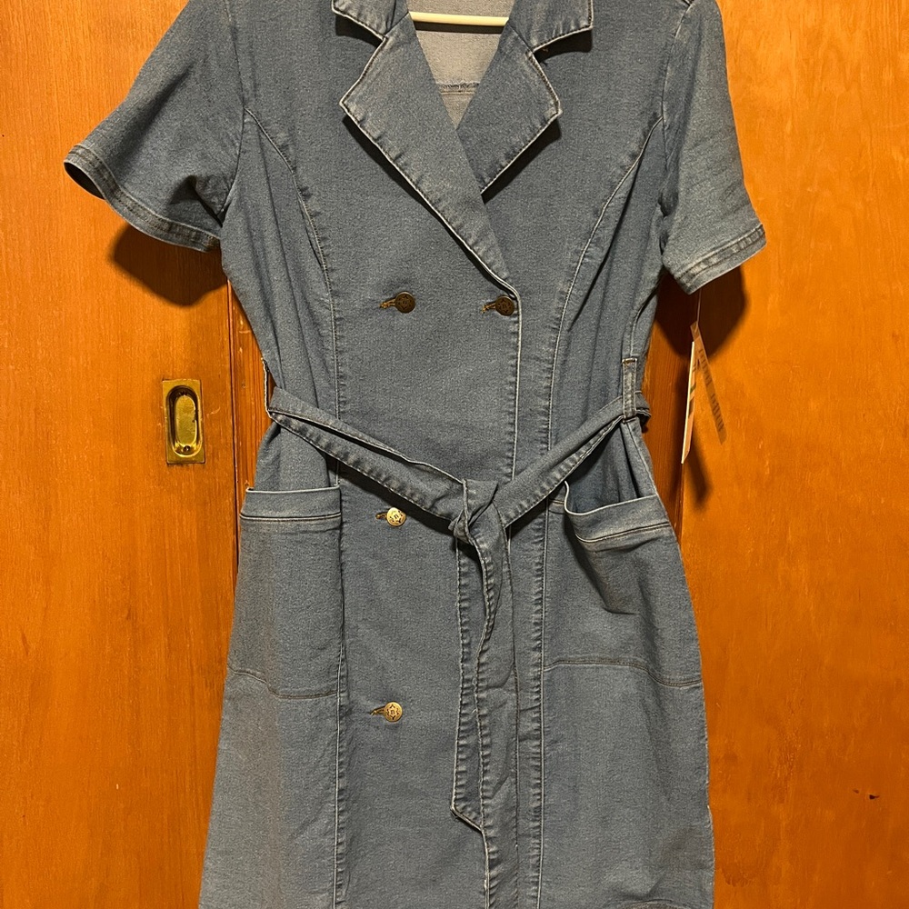 Nanette Lepore Blue Denim Jacket Dress. Brand new with tags-